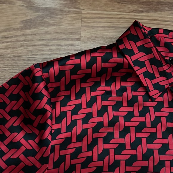 Blouse polyester black and red - Picture 5 of 6